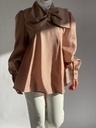 GLITTERY BOW DETAIL SHIRT