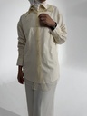 01-BUTTER MESH SHIRT