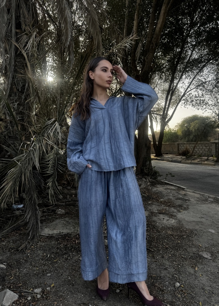 RAHA COTTON CRINKLE SET