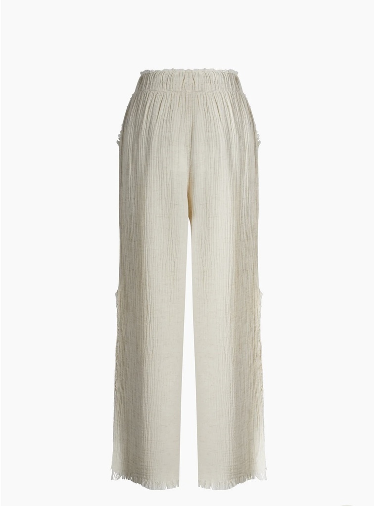 TU-CRINKLE SLIT PANTS