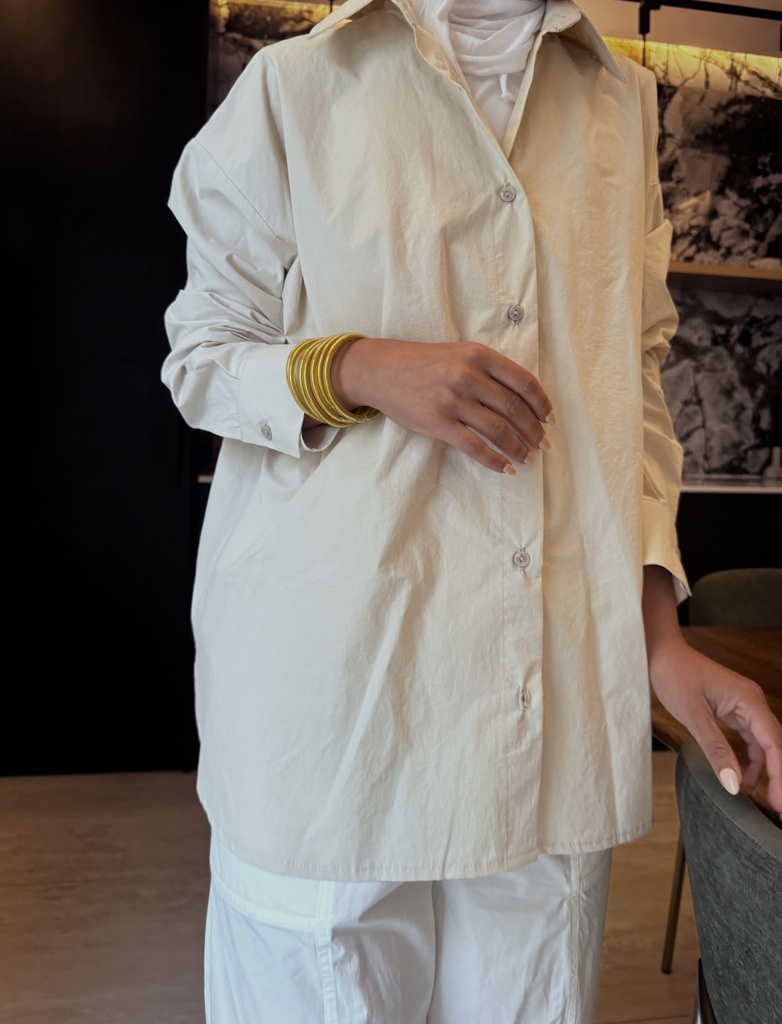 FIMME TIE-BACK DETAILED SHIRT
