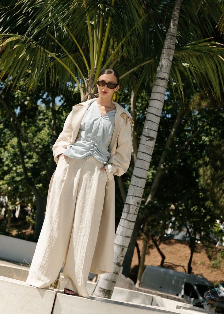 KENDAL WRAPPED TOP