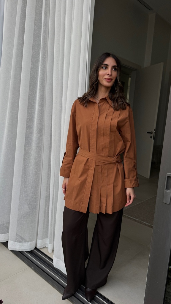 S26-D1-02 BELTED SHIRT