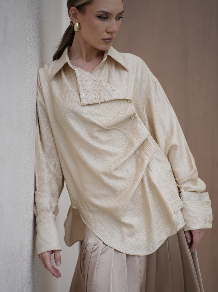 ED26-42 CRINKLE SHIRT