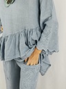 LINEN BRODERIE BLOUSE