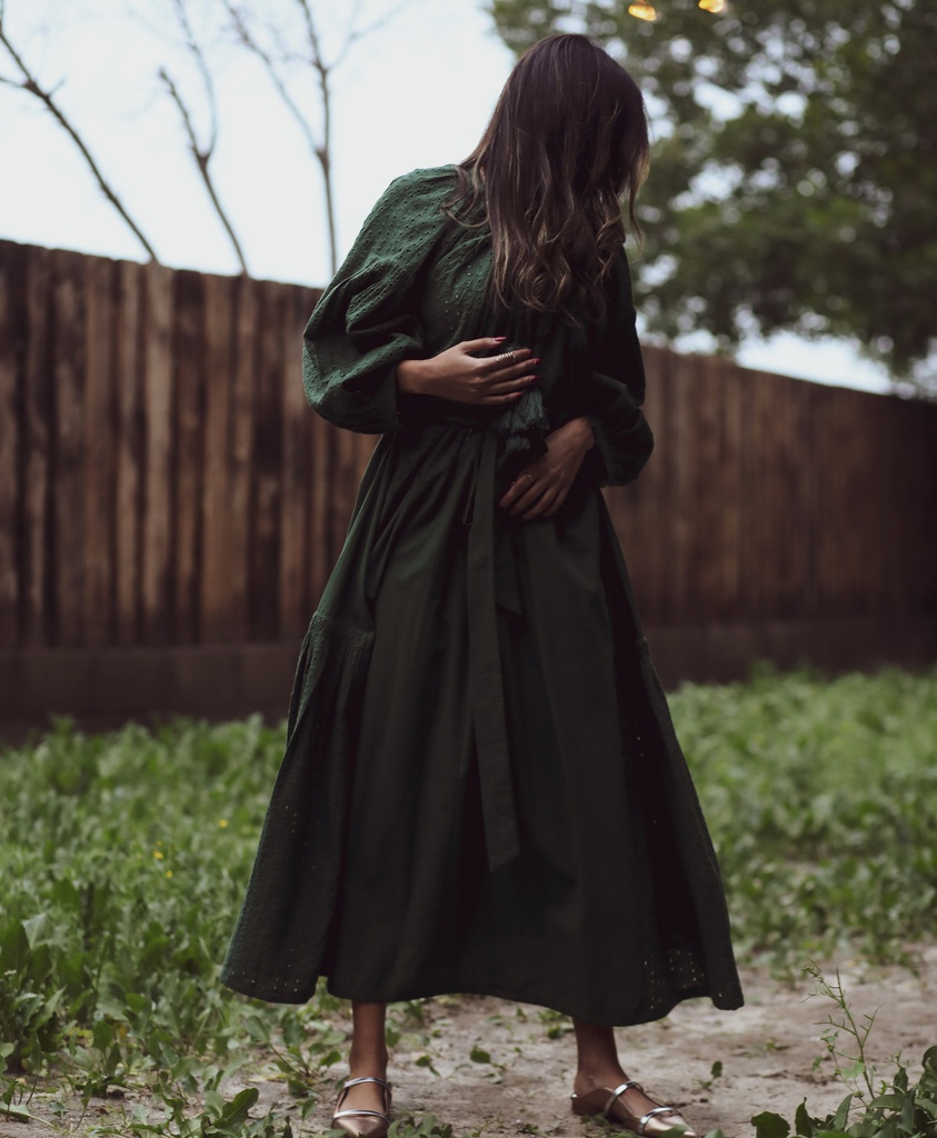 OU-RAMADAN-GREEN EYELET TASSEL DRESS (52)