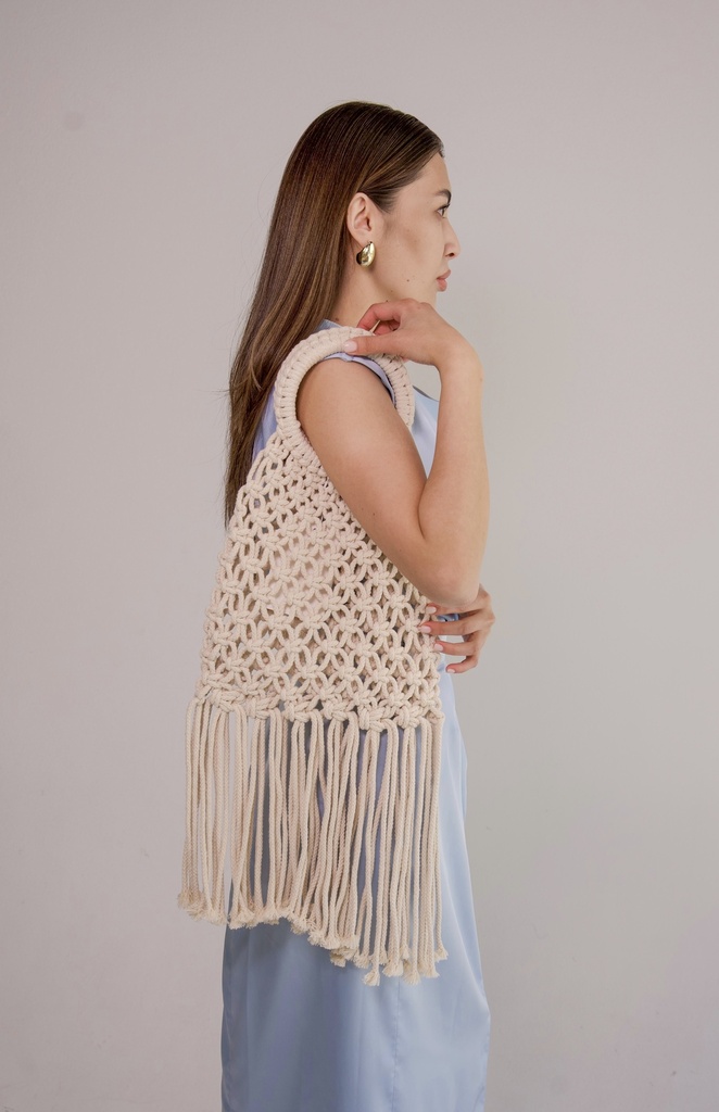 MACRAME THREAD BAG