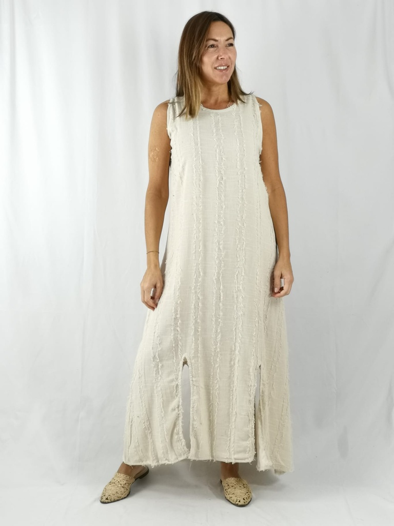 ZOE-JHANA-CLASSIC DRESS TAJOS (BEIGE)