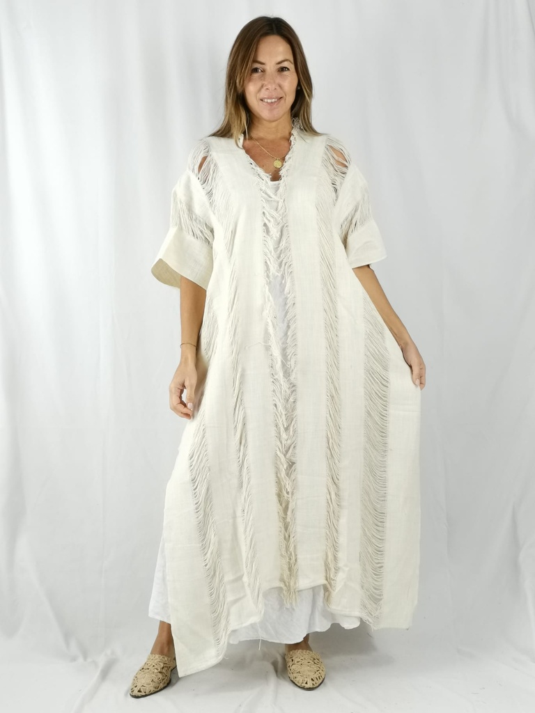 ZOE-JHANA-OPEN LONG COVER HOT (BEIGE)