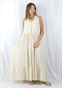 ZOE-JHANA-POMPOM MAXI DRESS