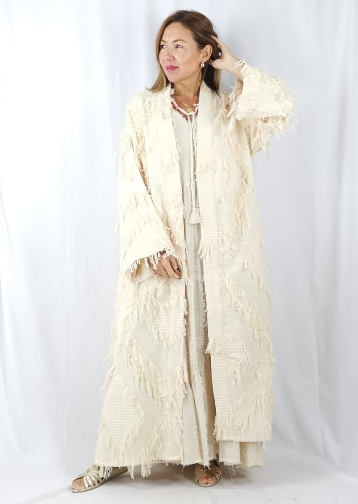 ZOE-JHANA-LONG COAT (BEIGE)