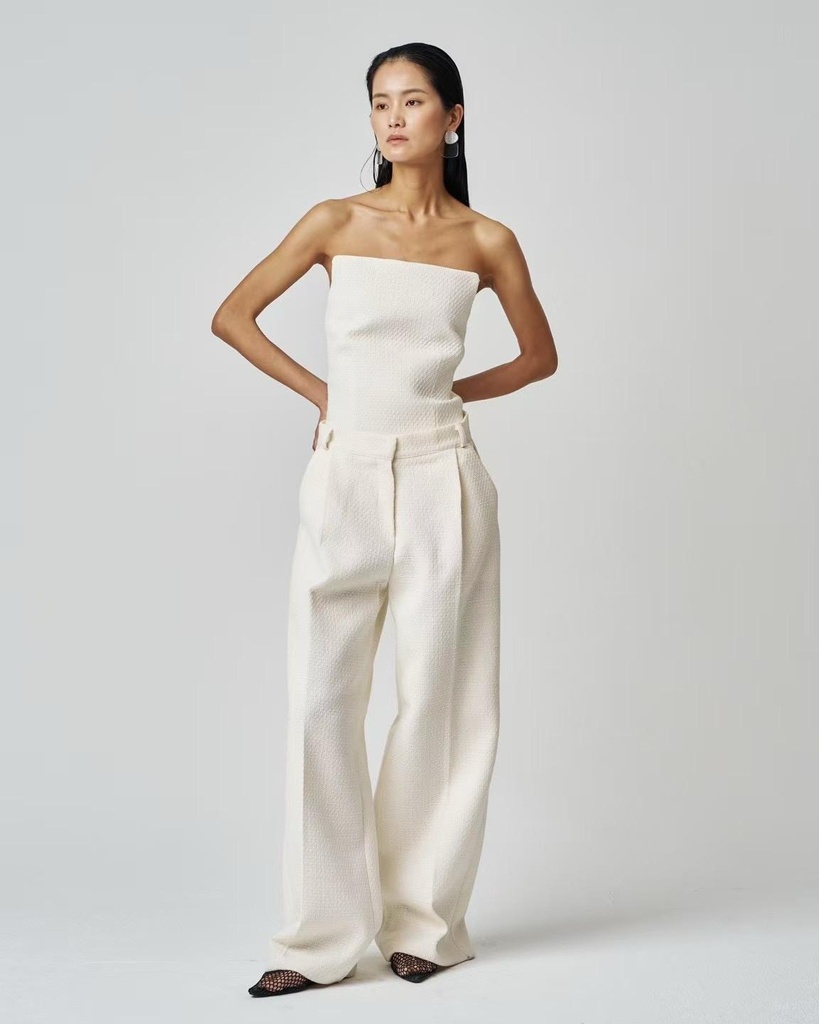 05-TWEED ENSEMBLE SET (S, WHITE)