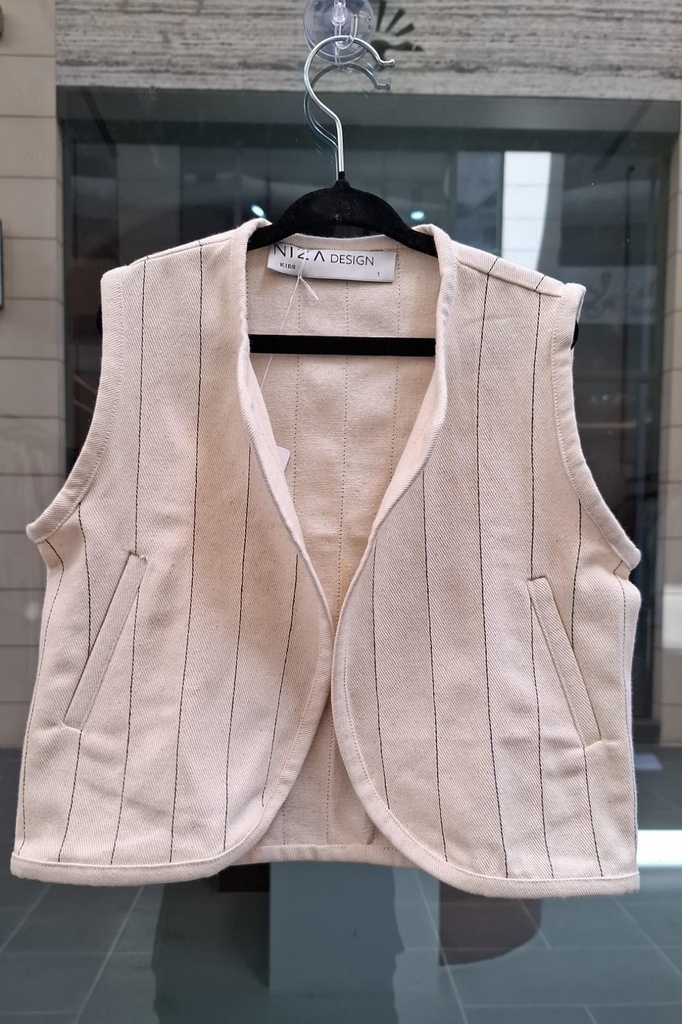 OU-R25-BEIGE VEST BOY