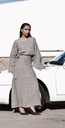 07-GREY LINEN BLOUSE & WRAP SKIRT