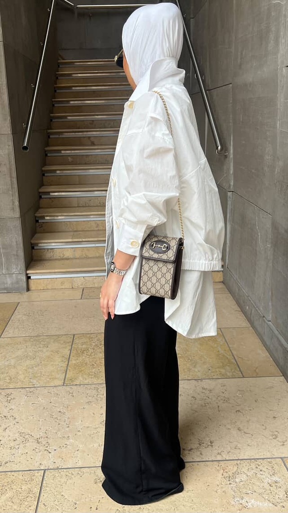 TRENCH SHIRT (WHITE)