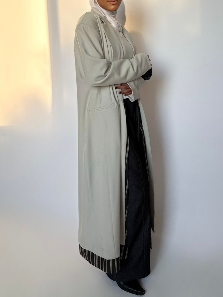 PLAID TRENCH COAT (S)