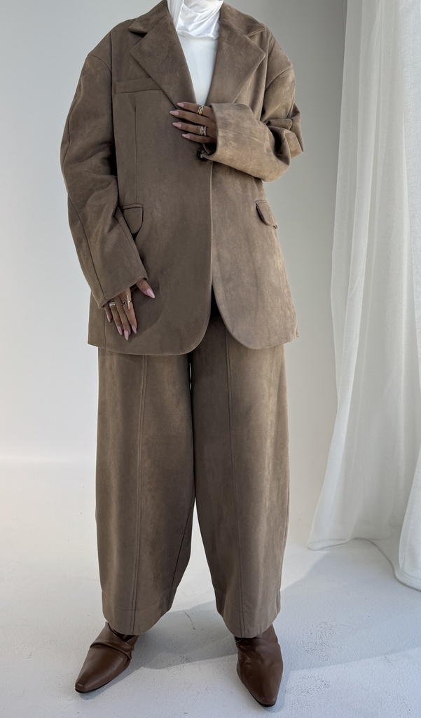 FW-05-SUEDE BALLON SET (S, TAUPE SUEDE)