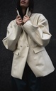 FW-37 CREAM LEATHER BLAZER