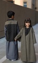 R26-M13-GIRL SUEDE WITH CHECKERED