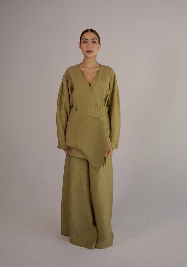 S26-03 MATCHA LIME PANTS (S, GREEN)