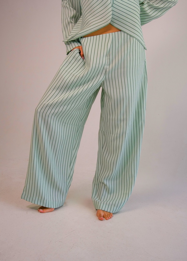 S26-09 LINED PANTS (S, PINK)
