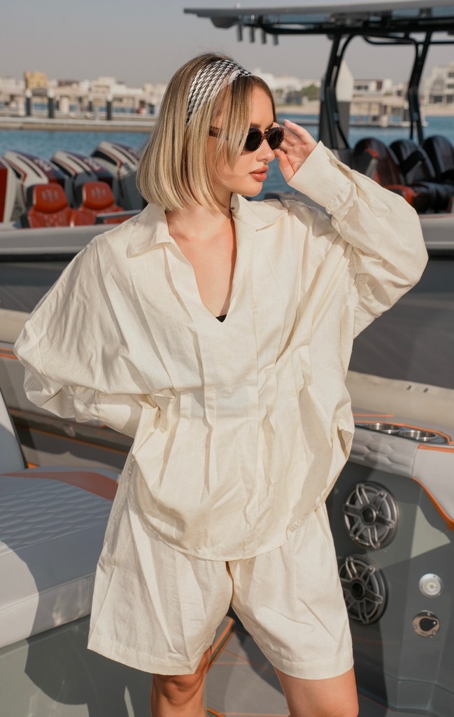 S26-25 LINEN SHORT