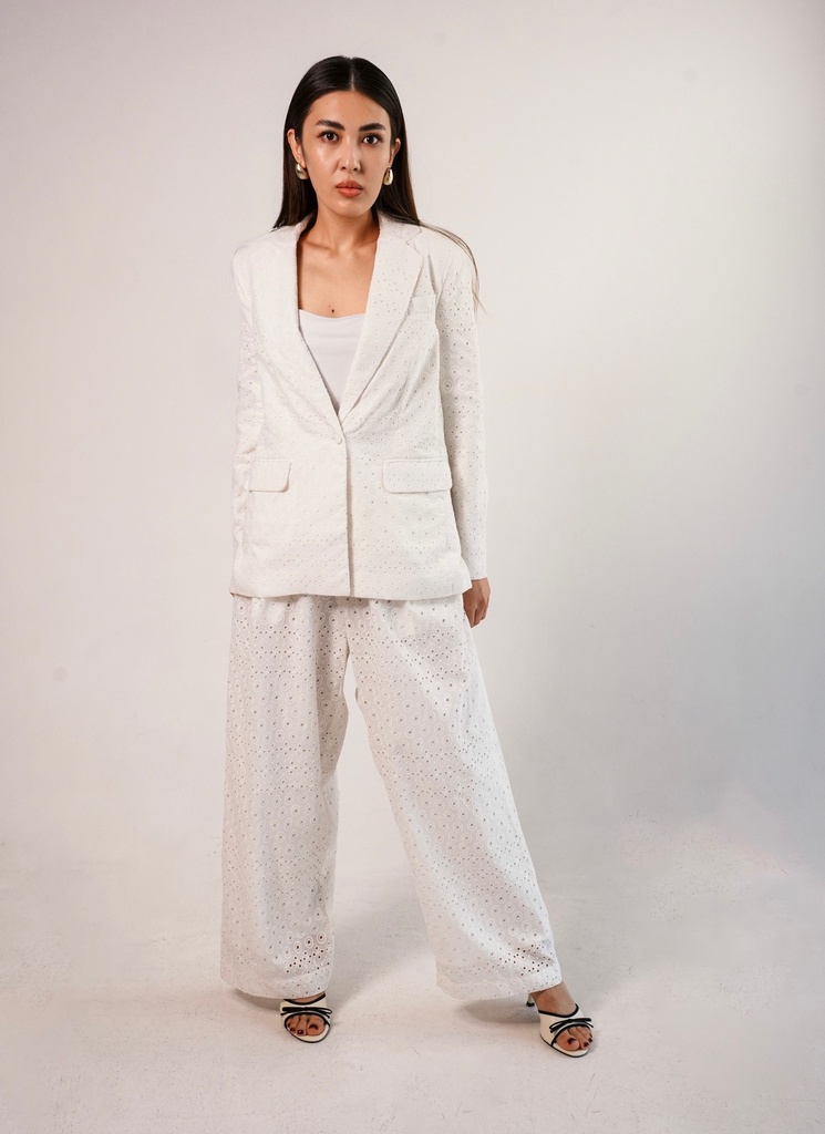 S26-28 LACE PANTS (S, WHITE)