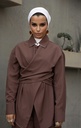 S26-08 BLEND WRAP SHIRT