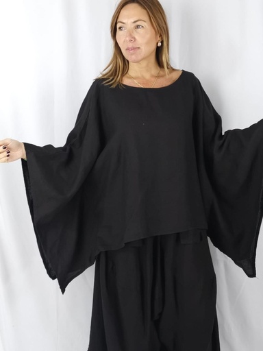 ZOE-NATURA-BLOUSE BUTTERFLY