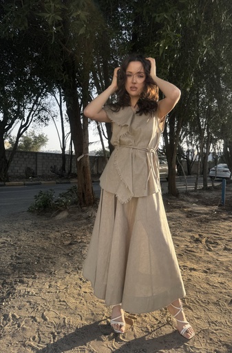 NOOR LINEN SKIRT