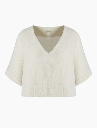 TU-CRINKLE CROP TOP
